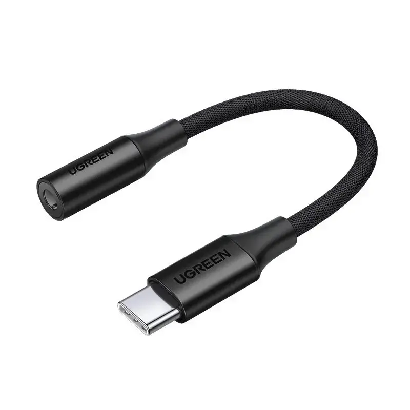 Ugreen AV161 адаптер | USB-C на 3.5mm | чёрный