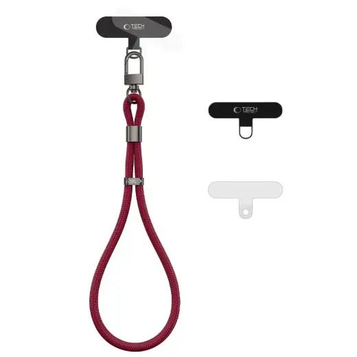 TECH-PROTECT C11S ROPE WRIST STRAP BURGUNDY WINE