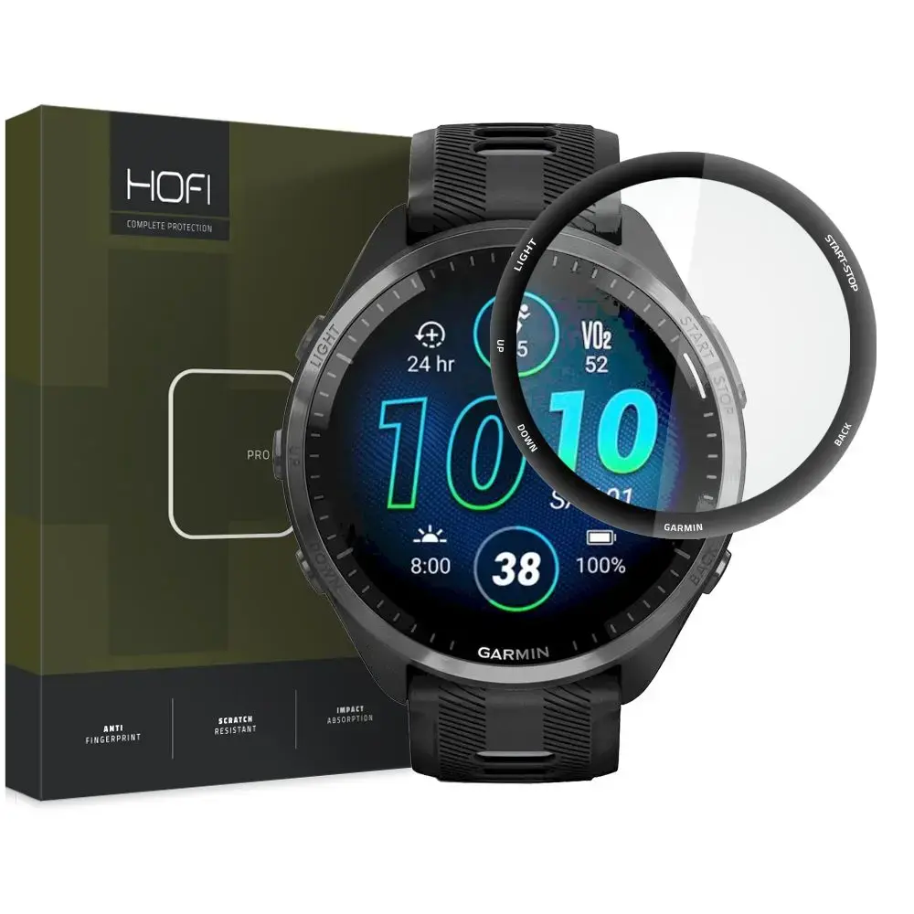 HOFI HYBRID GLASS HYBRID PRO+ GARMIN FORERUNNER 965 BLACK