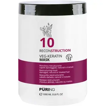 Puring 10 Reconstruction Veg-Keratin Mask - Regenerační maska 1000ml
