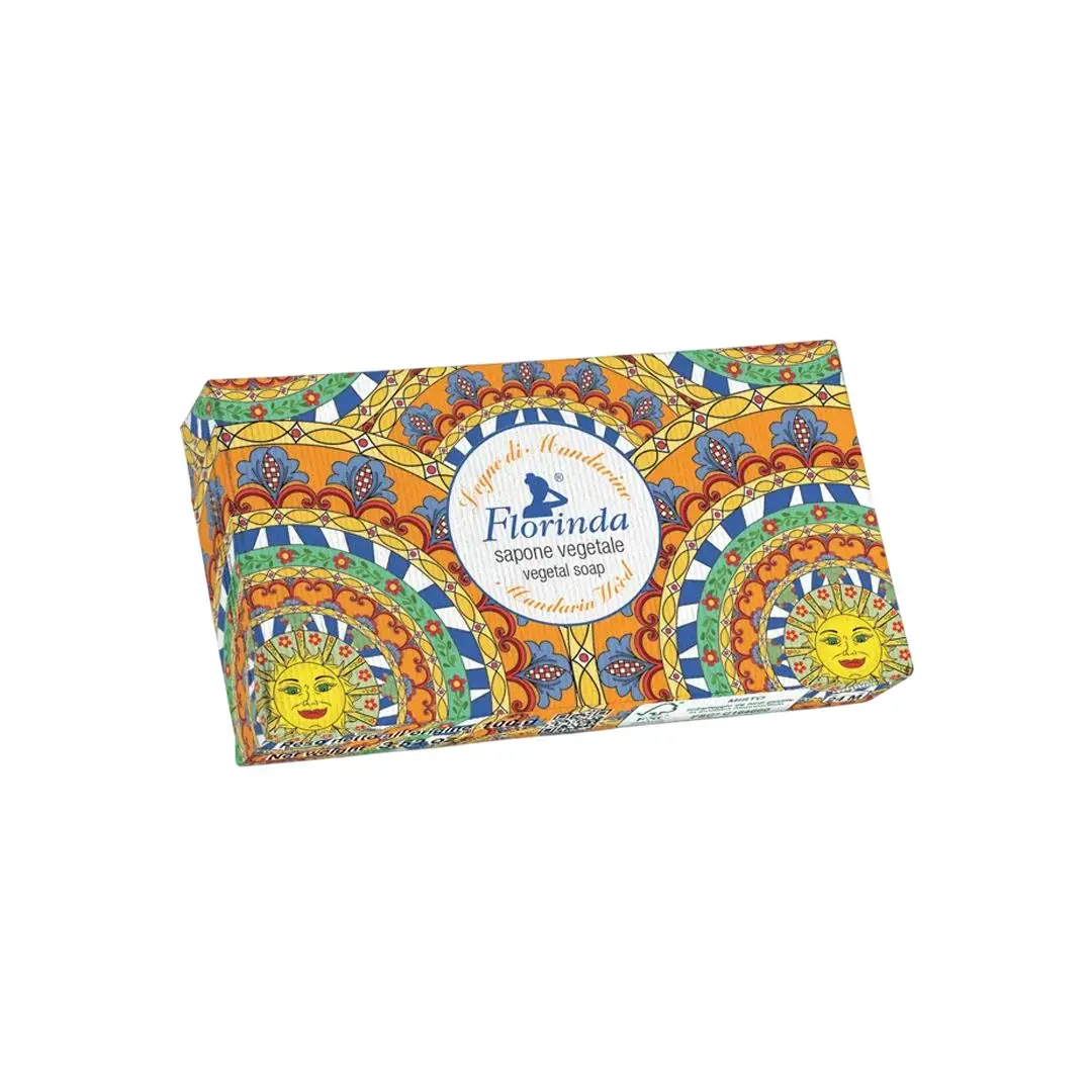 Florinda, Sicily Almond, Vegan, Hydrating, Scented Soap Bar , Body, 100 g