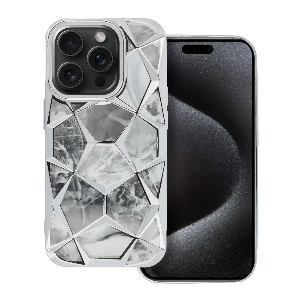 Fusion Twinki telefoni ümbris iPhone 16 Pro hõbedane