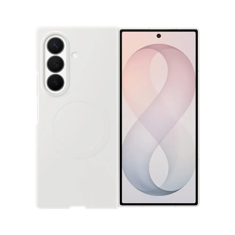 Samsung Silicone Magnet phone case with MagSafe support for Samsung Galaxy Z Fold 8 (F971) white (with protective film in set)