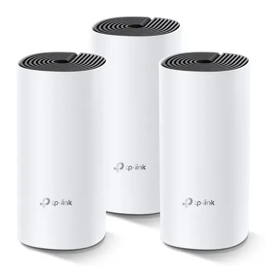 TP-Link Deco M4 3-Pack | WiFi Router | MU-MIMO, AC1200, Dual Band, Mesh, 4x RJ45 1000Mb|s