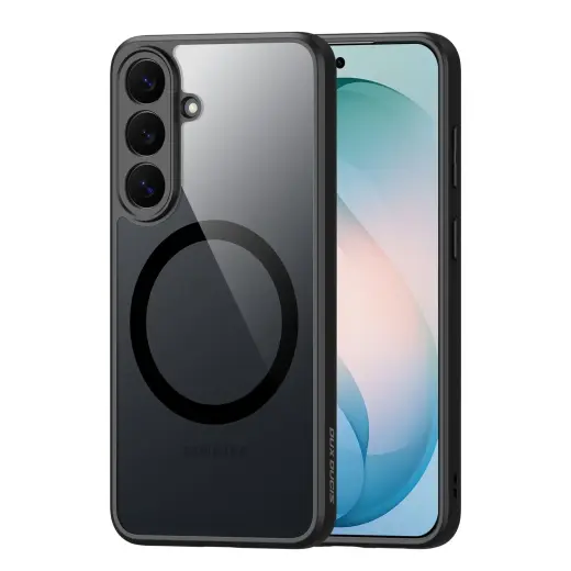 Dux Ducis Aimo Mag telefono dėklas su MagSafe palaikymu Samsung Galaxy S26 FE (S741) juodas