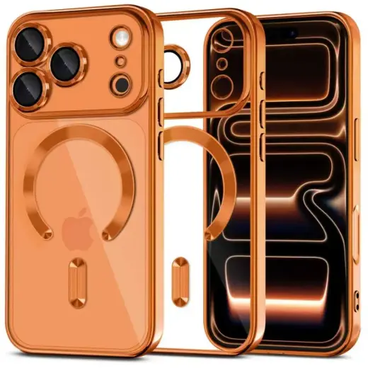 TECH-PROTECT MAGFLEX MAGSAFE IPHONE 17 PRO SHINY COSMIC ORANGE