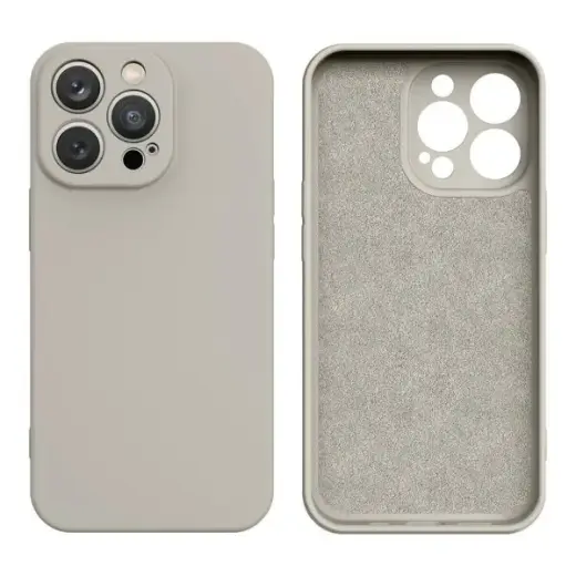 Fusion Elegance Fibre Protect Silicone maciņš telefonam Samsung Galaxy S23 Ultra (S918) bēšs