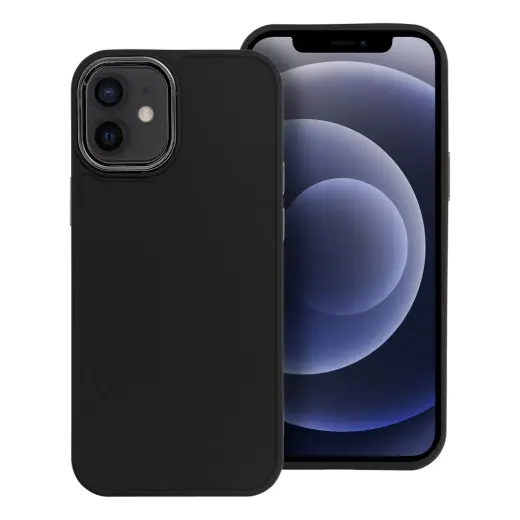 FRAME telefono dėklas iPhone 12 mini juodas