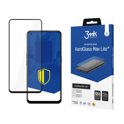3mk HardGlass Max Lite tempered glass for phone Realme 9 Pro with applicator