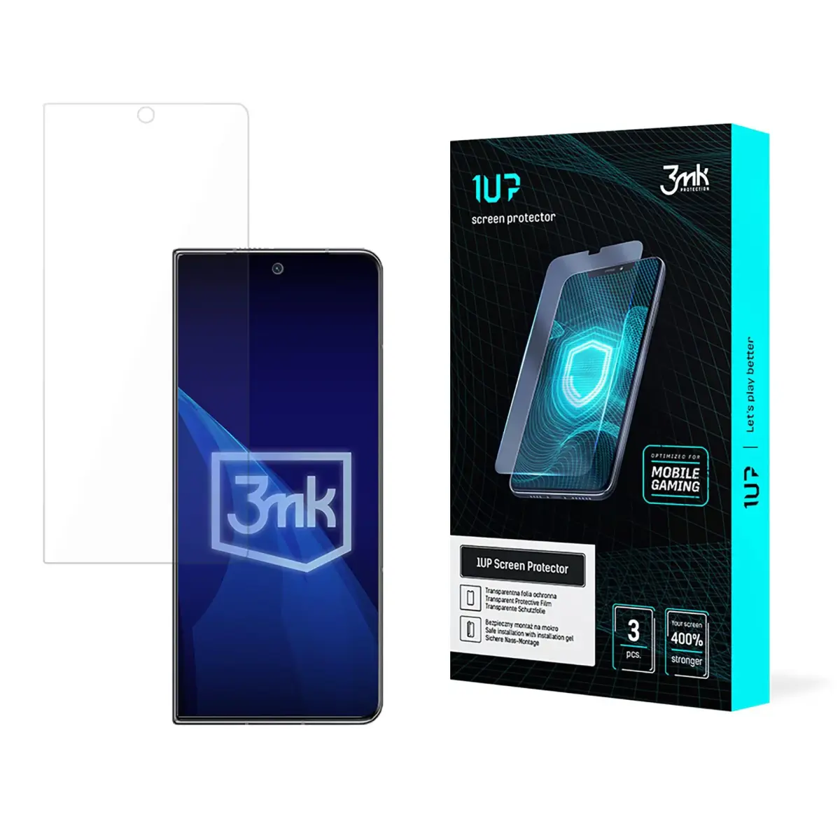 Tecno Phantom V Fold2 (front) - 3mk 1UP