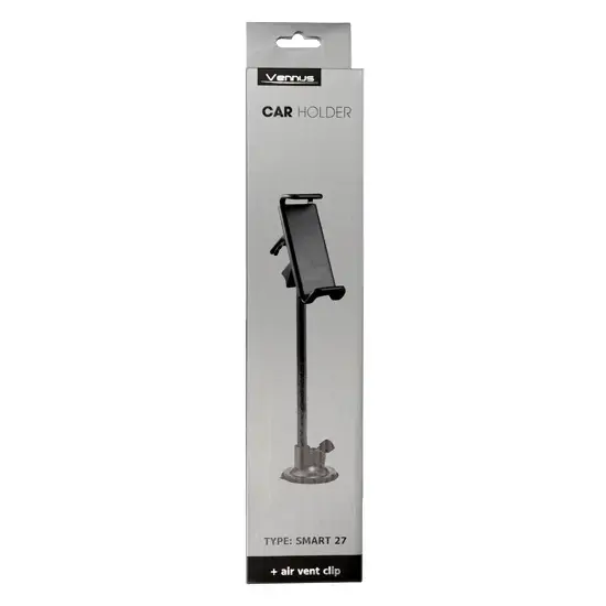 Vennus SMART 27CM auto telefonihoidik ventilatsiooniavale ja esiklaasile