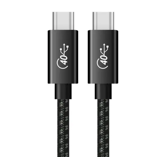 Fusion Superior datu pārraides un uzlādes vads | USB-C uz USB-C | 100W | 1.5m | melns