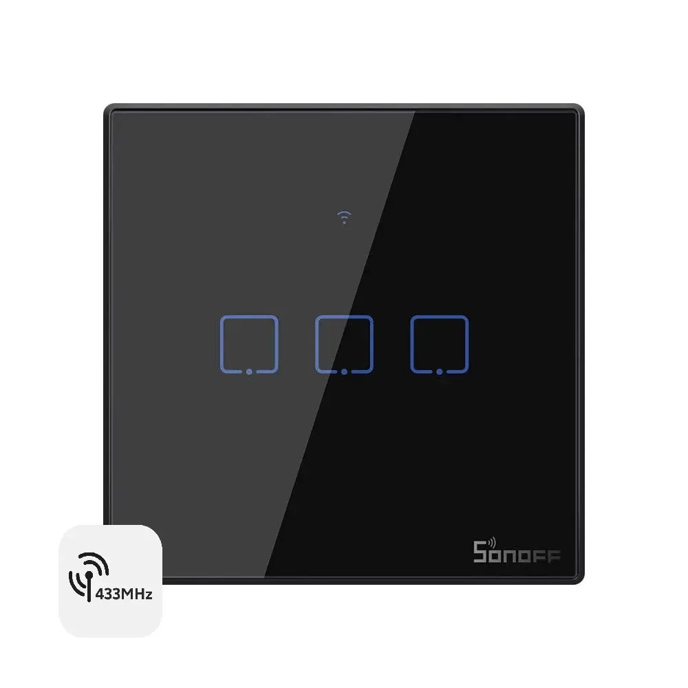 Smart wall switch Sonoff TX T3EU3C with RF control
