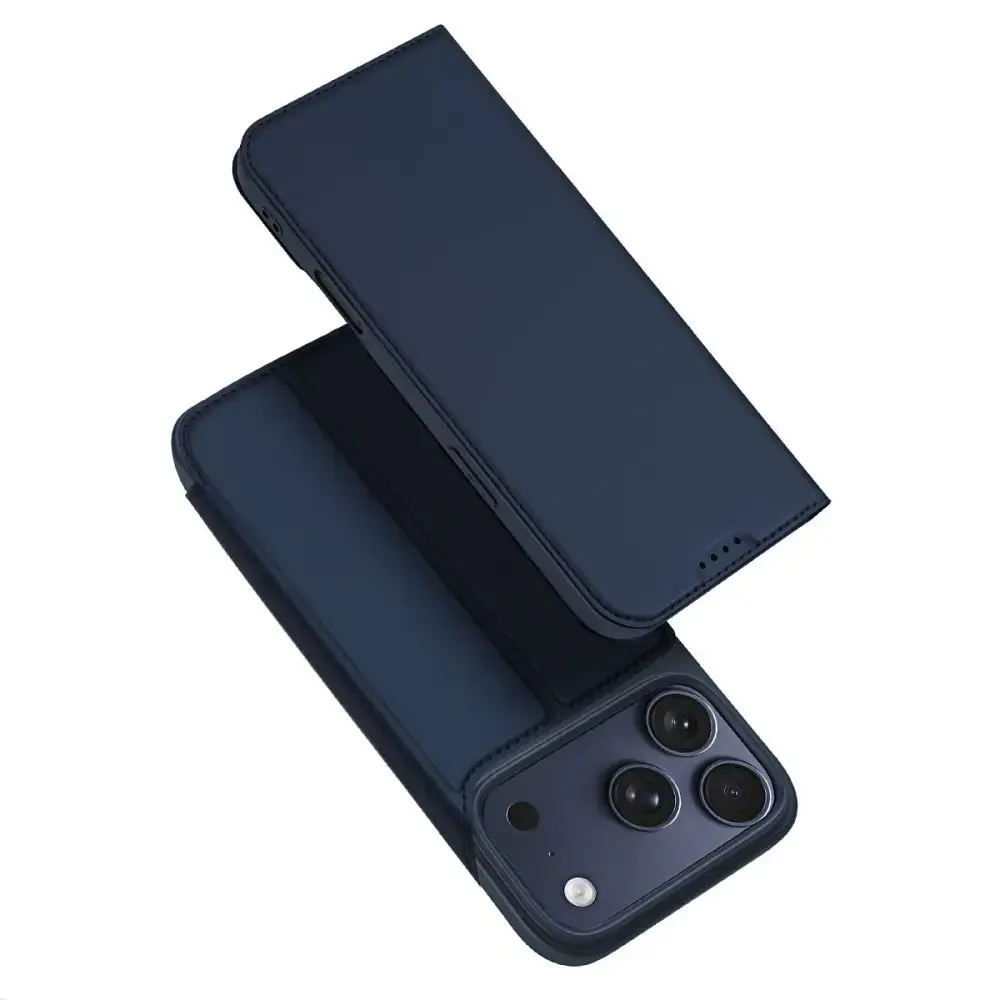 Dux Ducis Skin Pro raamatutüüpi telefoni ümbris iPhone 18 Pro | iPhone 17 Pro sinine