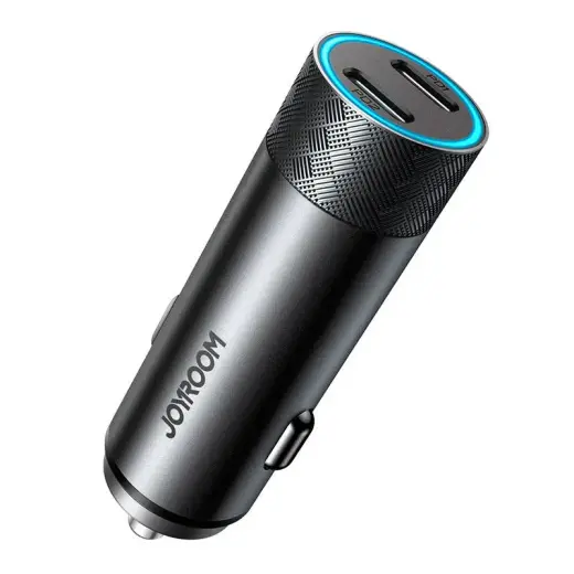 Joyroom JR-CL13 auto lādētājs | 50W | PD, QC, PPS | USB-C | pelēks