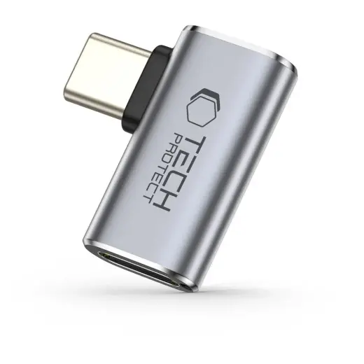 Tech-Protect Ultraboost AA01 adapteris | USB-C į USB-C | 100W | pilkas