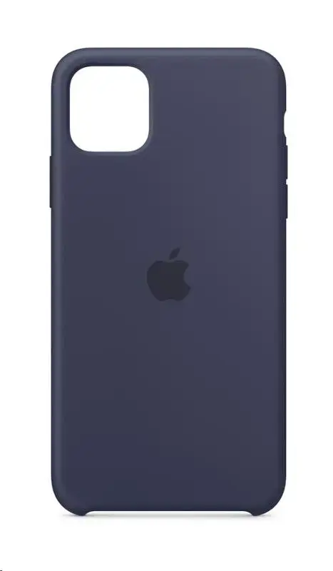 Apple silikona telefona maciņš priekš iPhone 11 Pro Max pusnakts zils