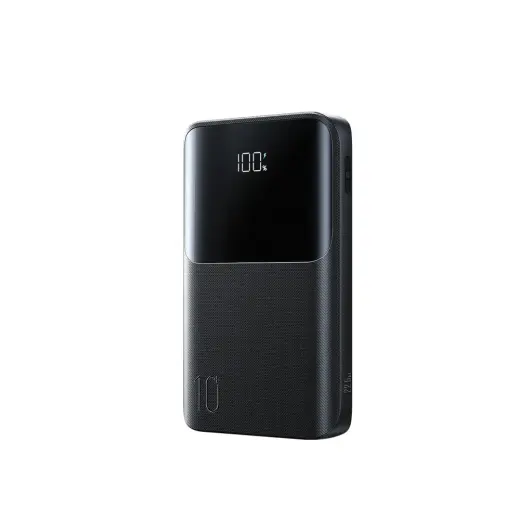 Joyroom JR-QP191 Star Series Mini ārējais akumulators (powerbank) | 10 000 mAh | 22.5W | USB-A, USB-C | LED ekrāns | melns