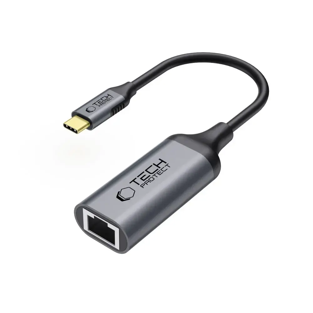 Tech-Protect UltraBoost adapter | USB-C kuni RJ45 | must