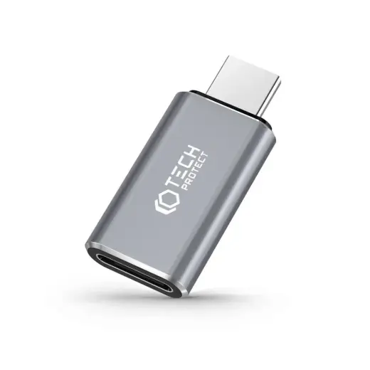 Tech-Protect UltraBoost адаптер | USB-C на Lightning | серый