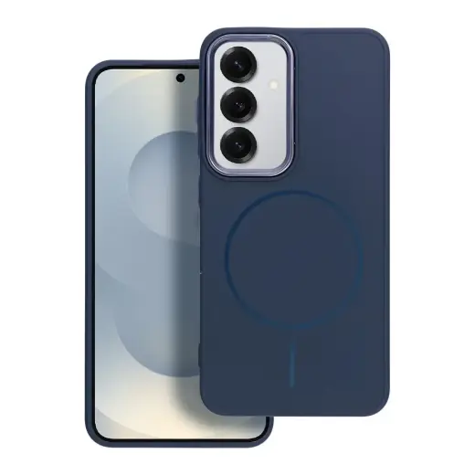 Frame Mag telefono dėklas su MagSafe palaikymu Samsung Galaxy A27 5G (A276) tamsiai mėlynas