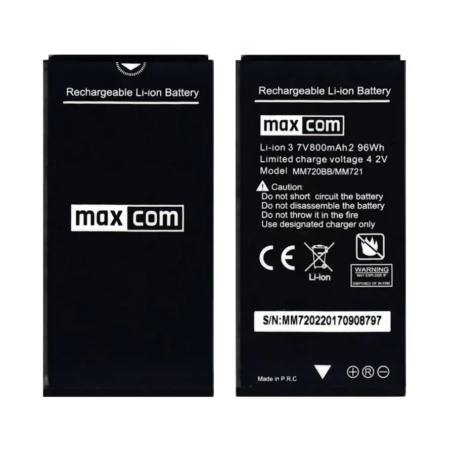 Original Battery for Maxcom MM720/MM721 - 800mAh (bulk)