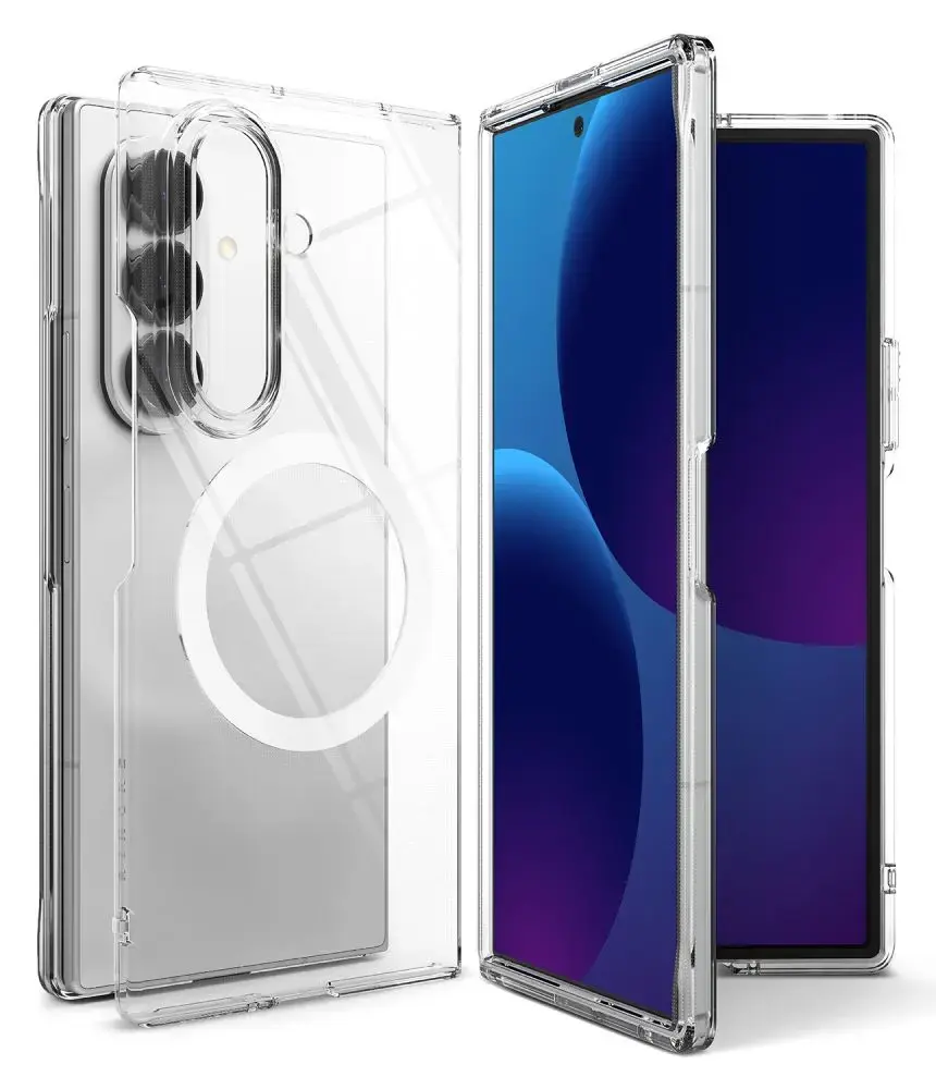 Ringke Slim telefono dėklas su MagSafe palaikymu Samsung Galaxy Z Fold 8 Ultra (F976) skaidrus