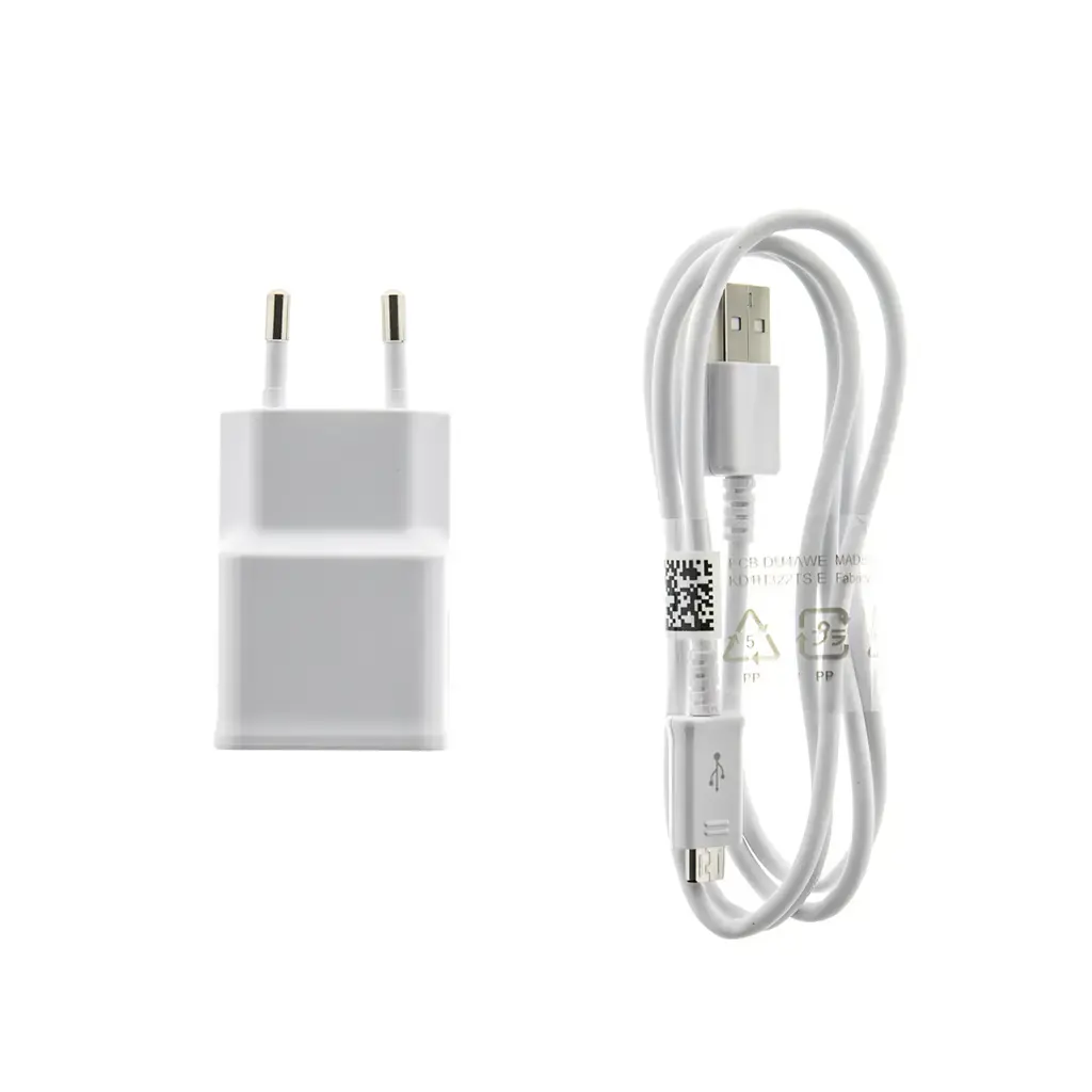 Samsung EP-TA50EWE travel charger | 8W | Micro USB | with Micro USB cable included | white (OEM)