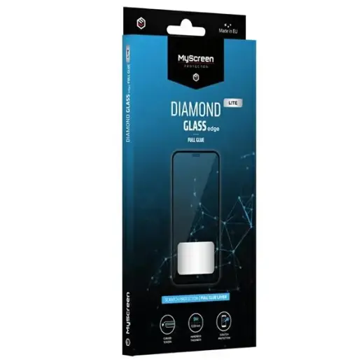 MS Diamond Glass Edge Lite tempered glass for phone Redmi Note 11 | Redmi Note 11s Full Glue black