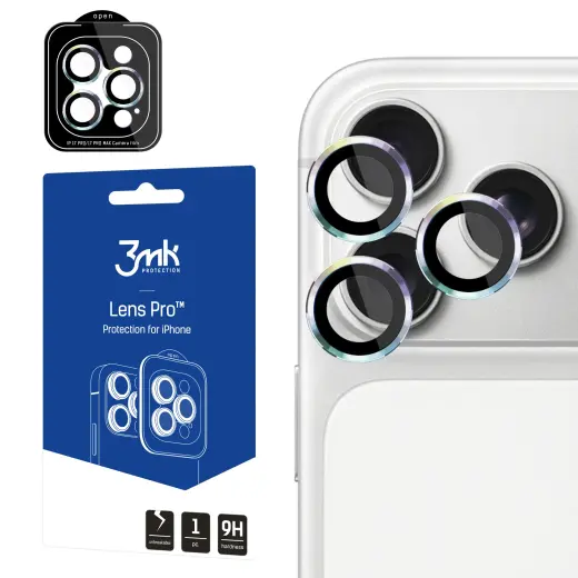 3mk Lens Protection Pro kameros apsauginis stiklas telefonui iPhone 18 Pro | iPhone 18 Pro Max