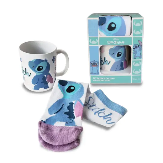 Coriex Stitch gift set - mug with socks set 