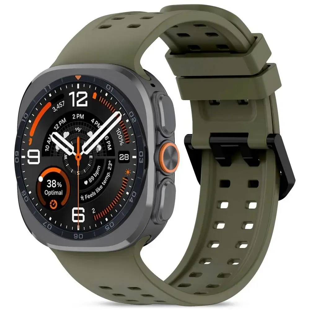 Tech-Protect Silicone Air viedpulksteņa maciņš (apvalks) priekš Samsung Galaxy Watch Ultra 1/2 (47 mm) | zaļš