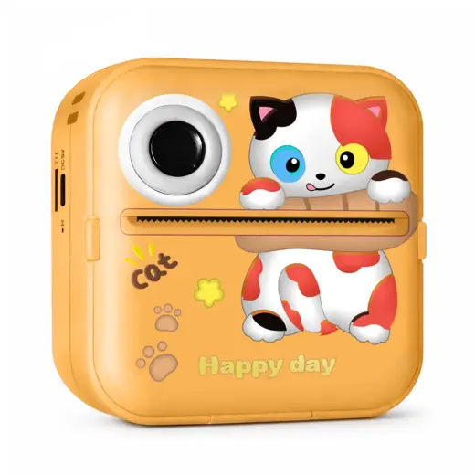 Wozinsky WDT-05 thermal printer camera, for children, print - orange