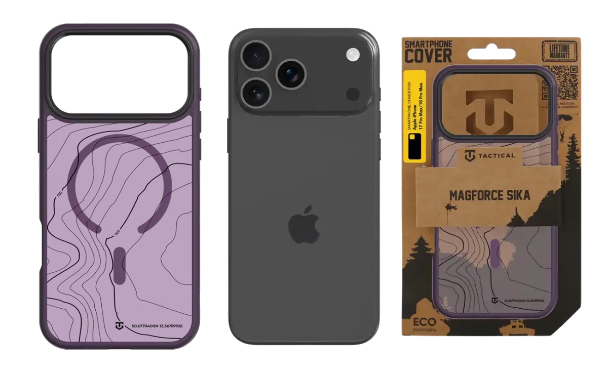 Tactical MagForce Hyperstealth Sika Cover for Apple iPhone 17 Pro Max/18 Pro Max Burgundy Smoke