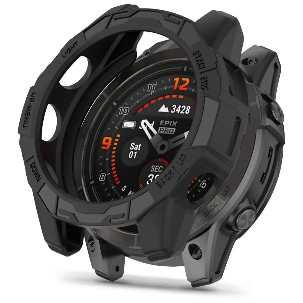 Tech-Protect Defense Air viedpulksteņa maciņš (apvalks) priekš Garmin Fenix 7/7 Pro | melns
