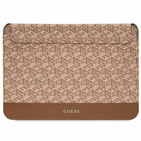 Guess GCube Stripes portatīvā datora maciņš 14" brūns