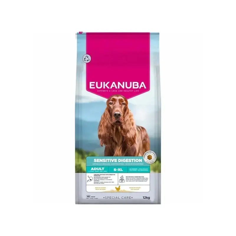 Sausa barība suņiem - Eukanuba Adult All Sensitive Digestion, 12 kg