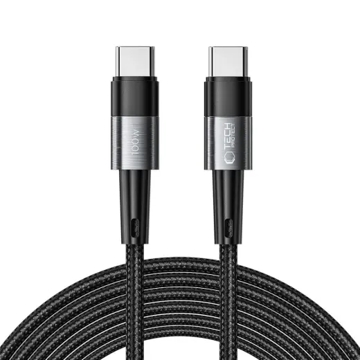 Tech-Protect UltraBoost data transfer and charging cable | USB-C to USB-C | 100W | 3m | gray