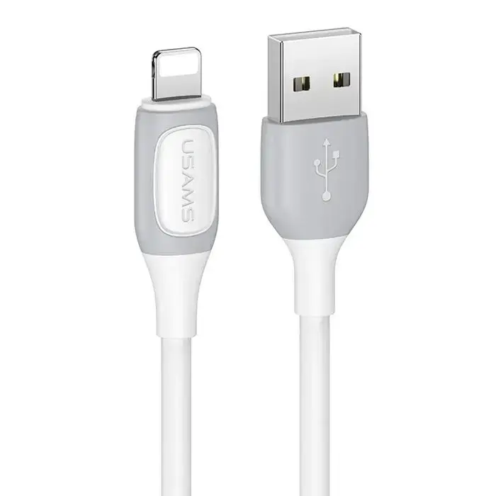 Usams US-SJ595 провод для передачи данных и зарядки | USB-A на Lightning | 12W | 1m | белый