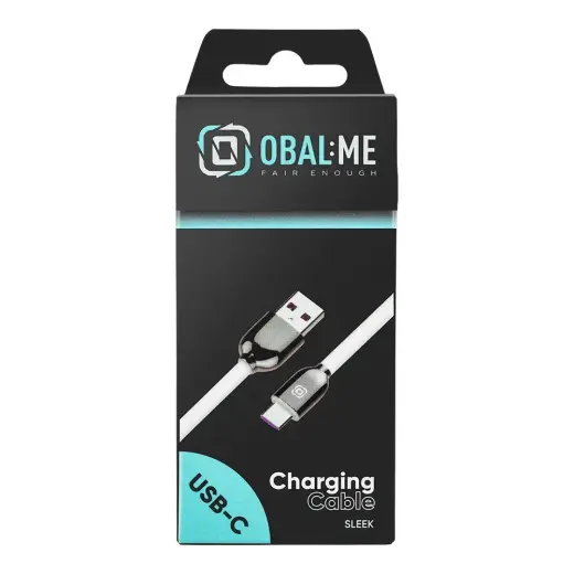 OBAL:ME Sleek провод для передачи данных и зарядки | USB-A на USB-C | белый
