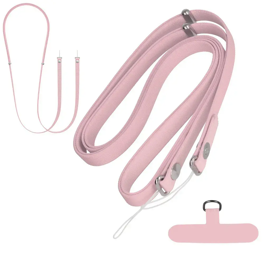 Crossbody Strap lanyard - rose