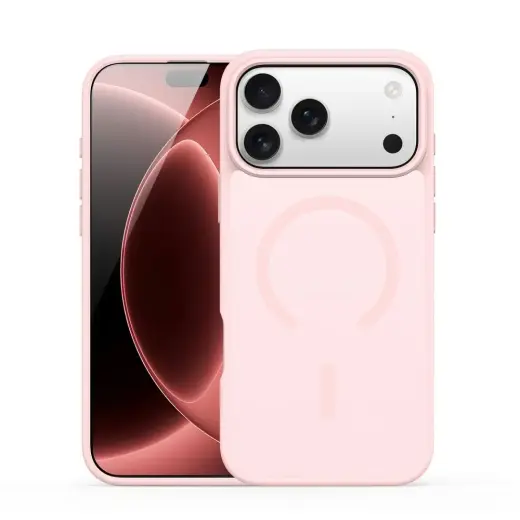 Dux Ducis YIND Open Ring maciņš ar MagSafe atbalstu telefonam iPhone 18 Pro Max | iPhone 17 Pro Max rozā