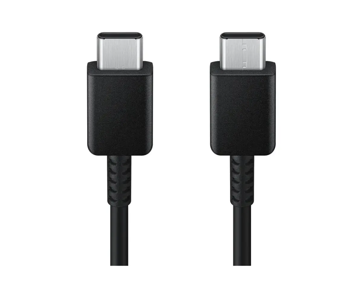 Samsung EP-DX510JBE datu pārraides un uzlādes vads | USB-C uz USB-C | 25W | 1.8m | melns (OEM)