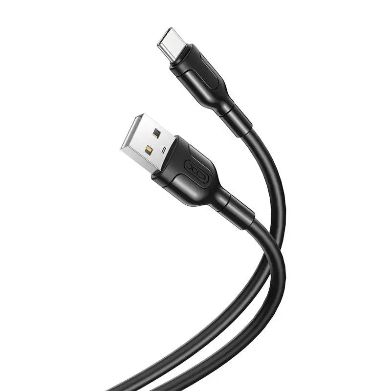 XO NB212 datu pārraides un uzlādes vads | USB-A uz USB-C | 10.5W | 1m | melns