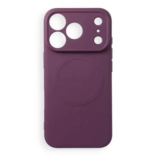 Silicone Cover чехол с поддержкой MagSafe для телефона iPhone 17 Pro | iPhone 18 Pro красный