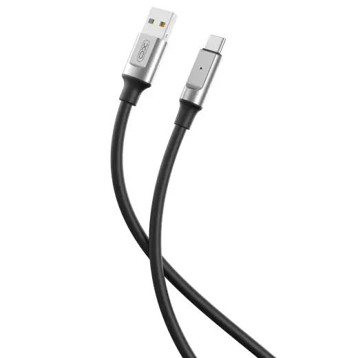 XO NB251 duomenų perdavimo ir įkrovimo laidas | USB-A į USB-C | 120W | 1m | juodas
