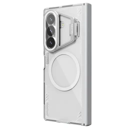 Nillkin Iceblade Prop telefono dėklas su stovu ir MagSafe palaikymu Samsung Galaxy Z Fold 8 (F971) pilkas