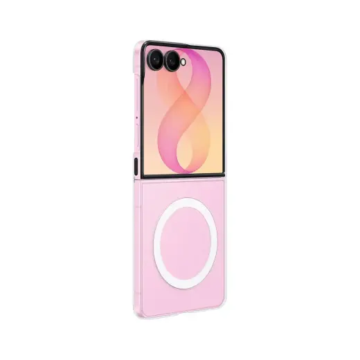 Samsung Clear Magnet чехол с поддержкой MagSafe для телефона Samsung Galaxy Z Flip 8 (F776) прозрачный