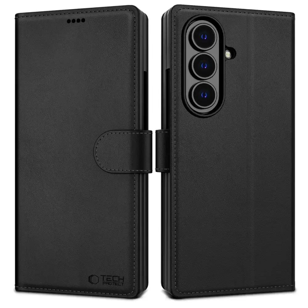 TECH-PROTECT knyginio tipo telefono dėklas Samsung Galaxy Z Fold 8 Ultra (F976) juodas