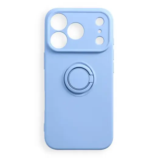 Case for iPhone 17 Pro / 18 Pro Silicone Ring light blue